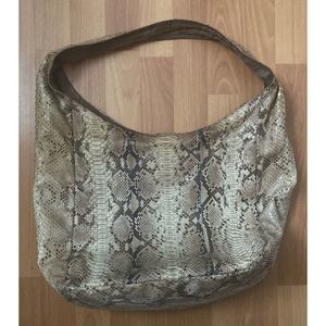 Vintage Courage B Python Extra Large Tote Shoulder Bag